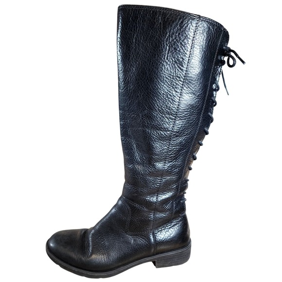 SOFFT Sharnell II Waterproof Womens Black Leather Lace Up Knee High Boots Sz 8M - Picture 9 of 12